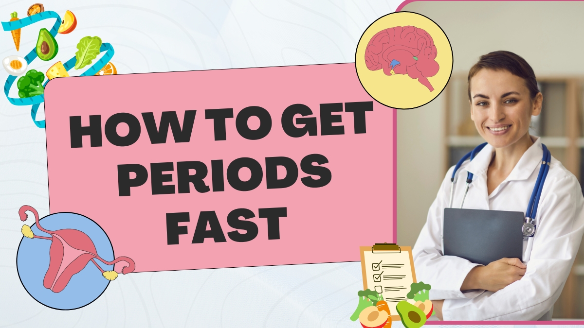 how to get periods fast safely and naturally